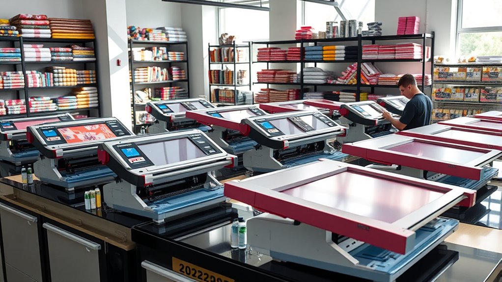 top screen printing equipment