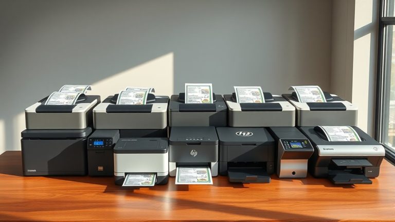 top sheet label printers