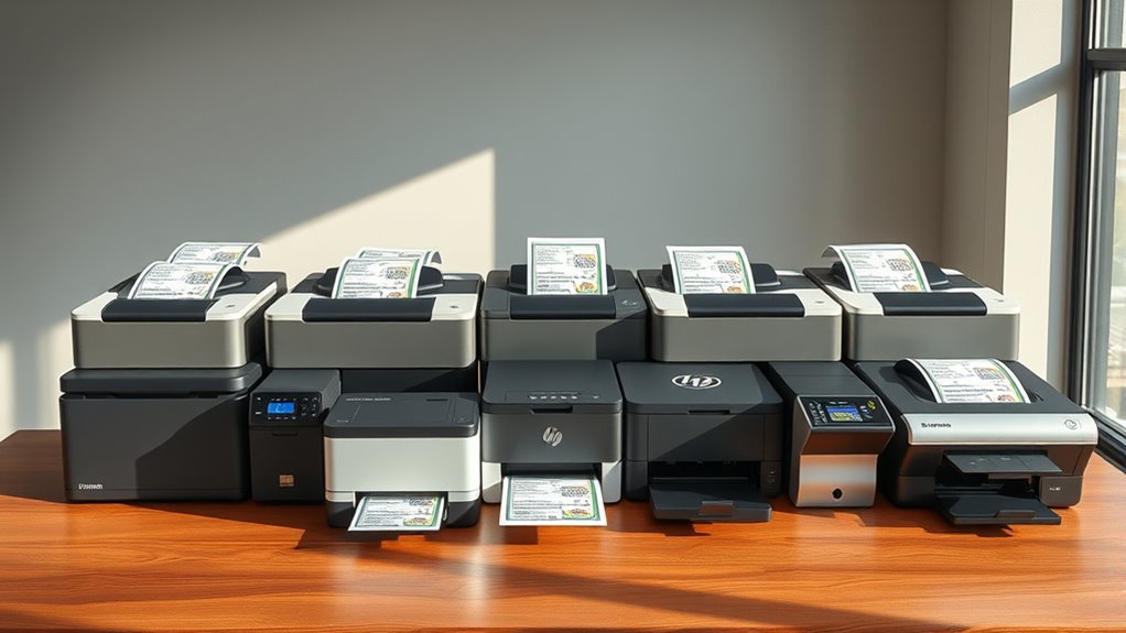 top sheet label printers