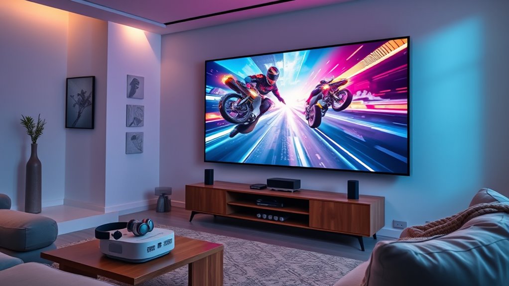 top short throw gaming projectors