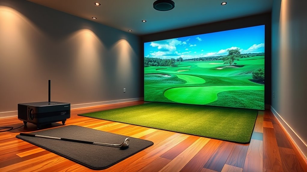 top short throw golf projectors