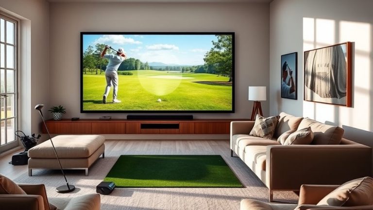 top short throw golf projectors