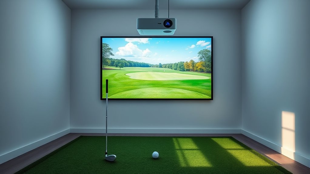 top short throw golf projectors