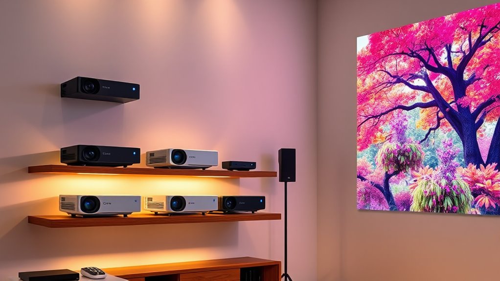 top short throw projectors