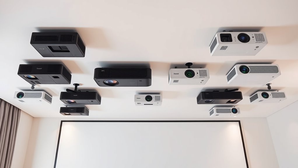 top short throw projectors