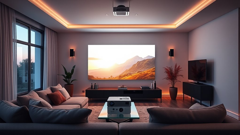 top short throw projectors