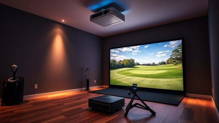top skytrak golf projectors