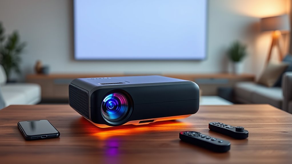 top small portable projectors