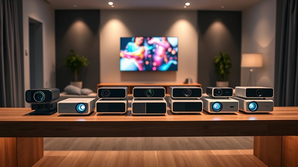 top small screen projectors