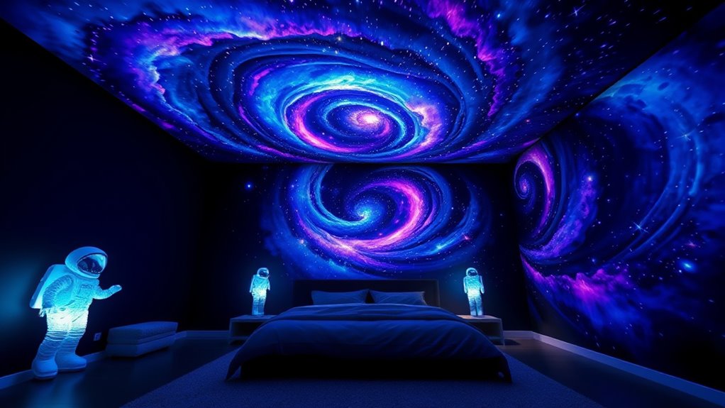 top space themed room lights
