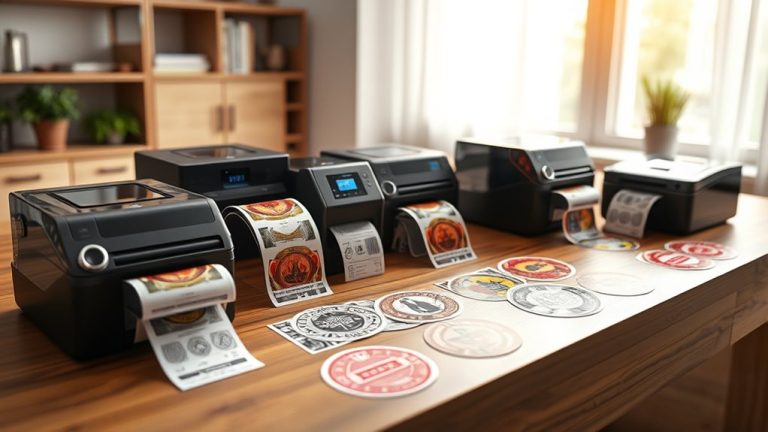 top sticker label printers