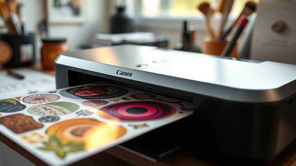 top sticker paper for canon