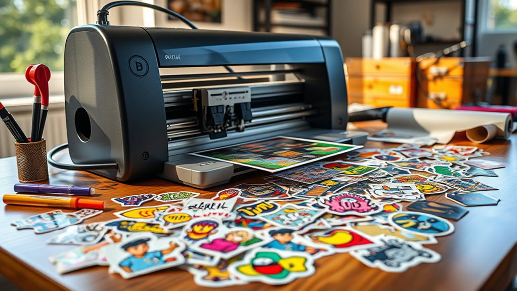 top sticker printer cutter options