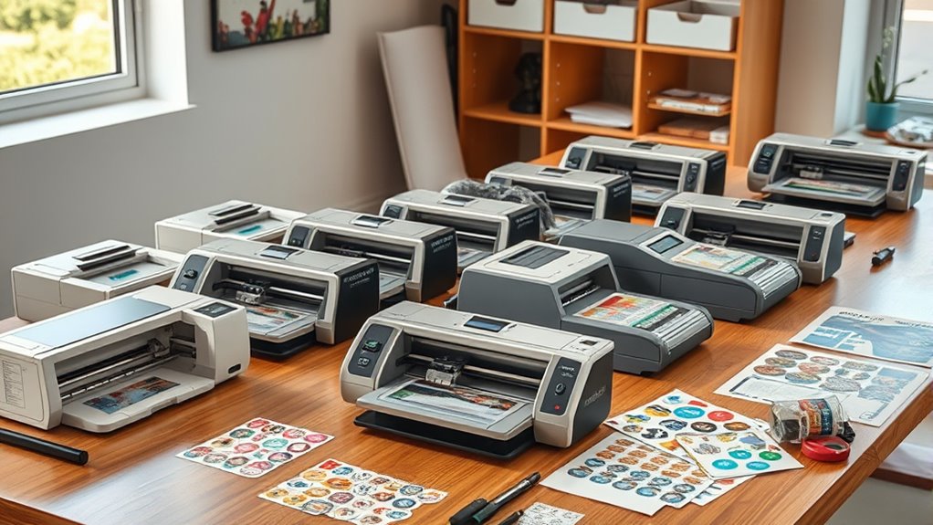 top sticker printer cutters
