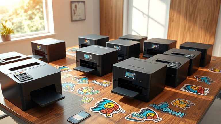 top sticker printer options