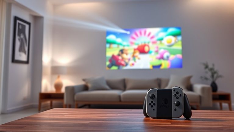 top switch gaming projectors
