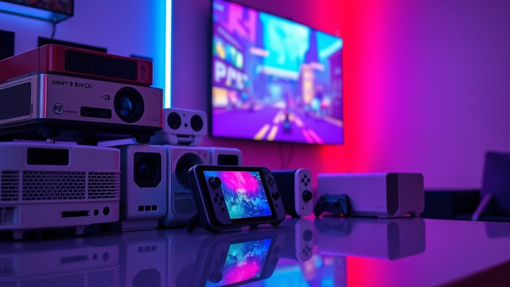 top switch gaming projectors