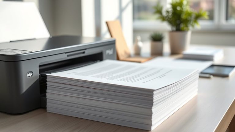 top text printing paper