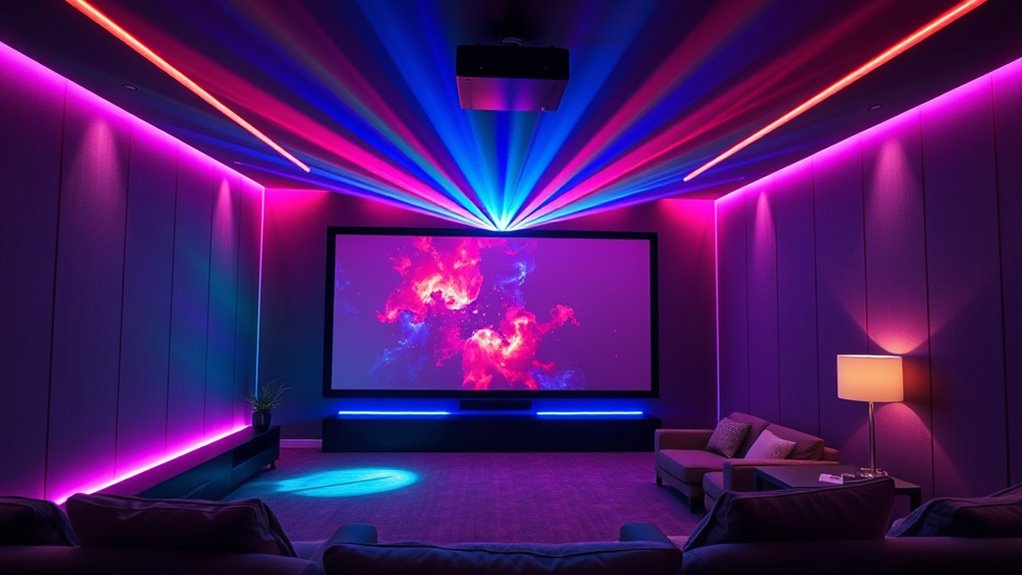 top triple laser projectors