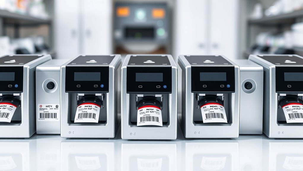 top vial label printers