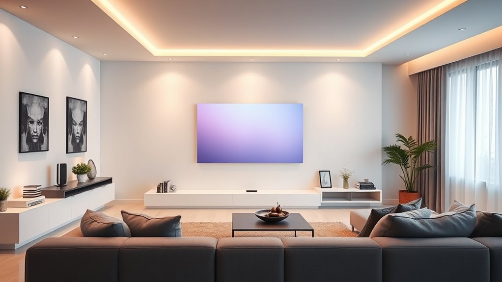 top wall mounted projectors
