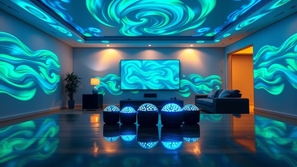 top water ripple projectors