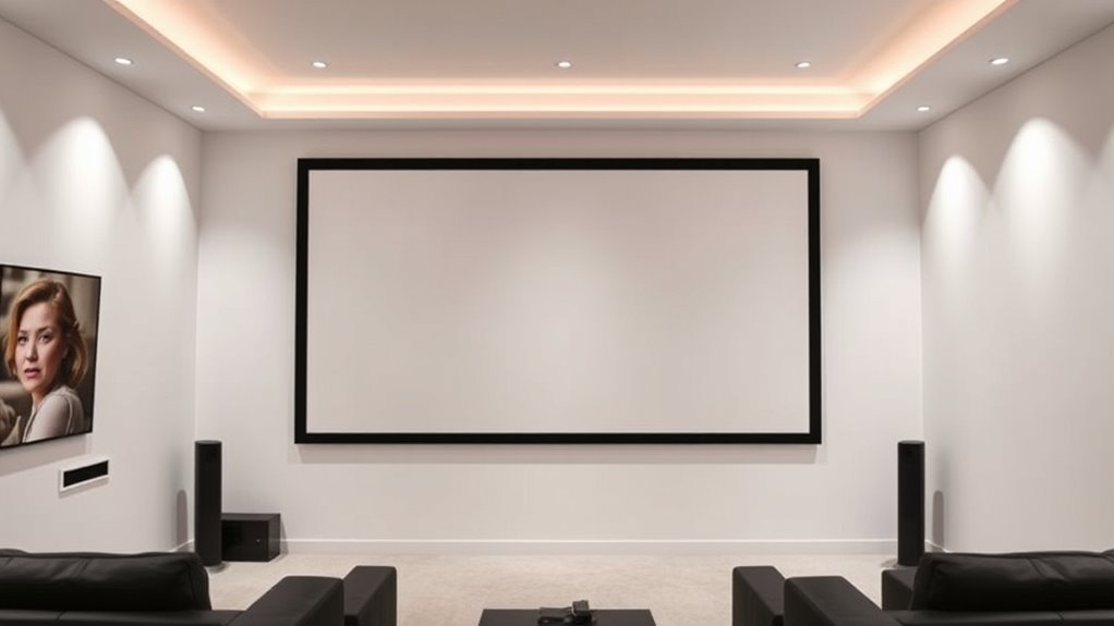 top white paints for projection