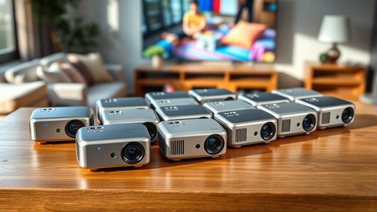 top wi fi bluetooth mini projectors