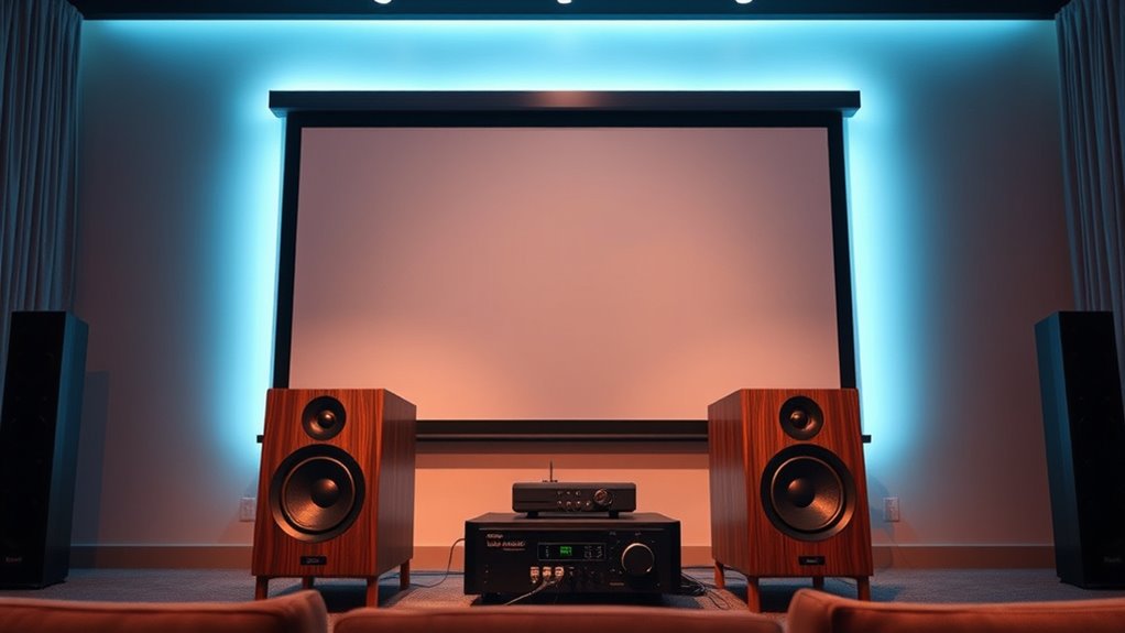 top wired projector speakers