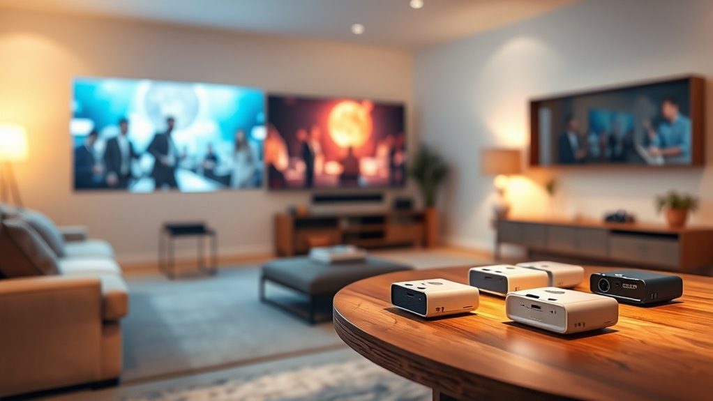 top wireless mini projectors