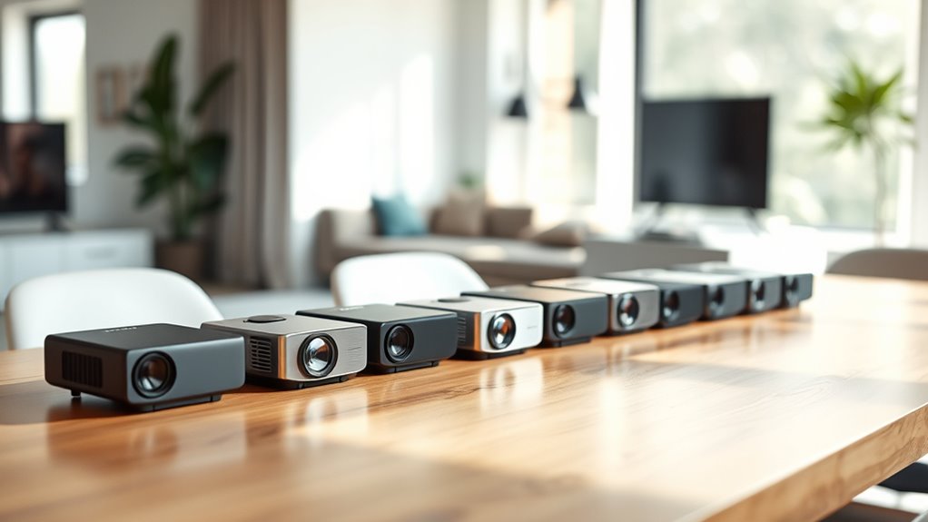 top wireless pico projectors