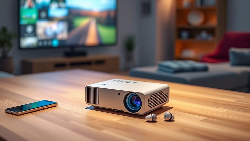 top wireless portable projectors