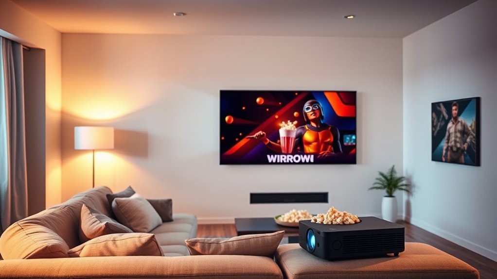 top wireless portable projectors