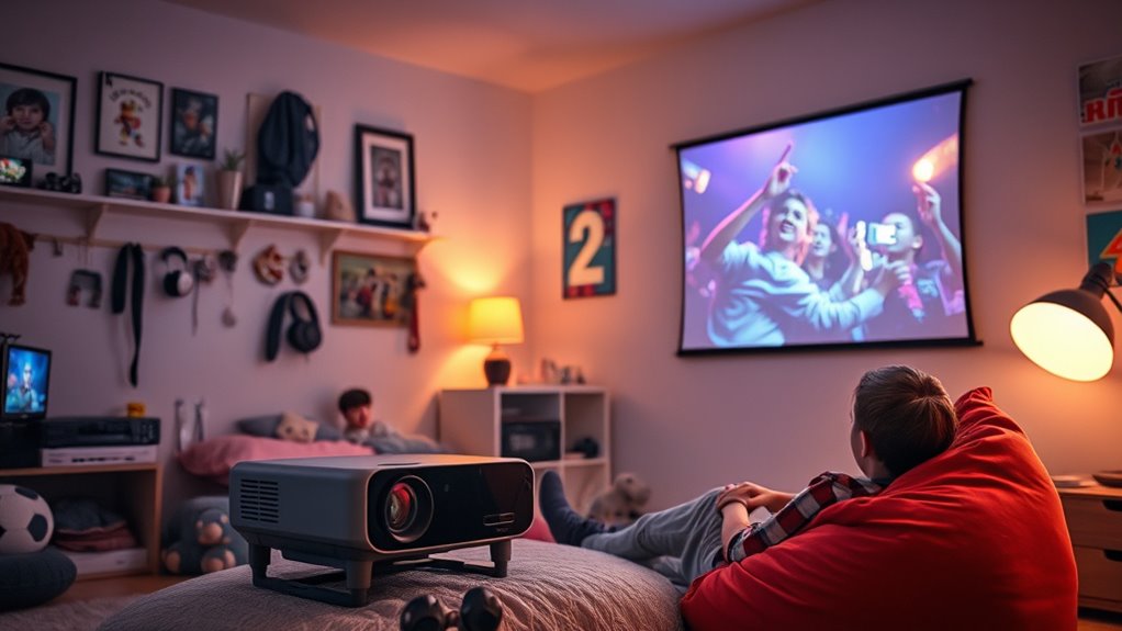vibrant portable user friendly projection